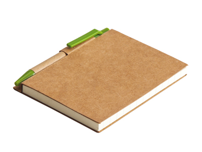Notes Eko w linie z długopisem