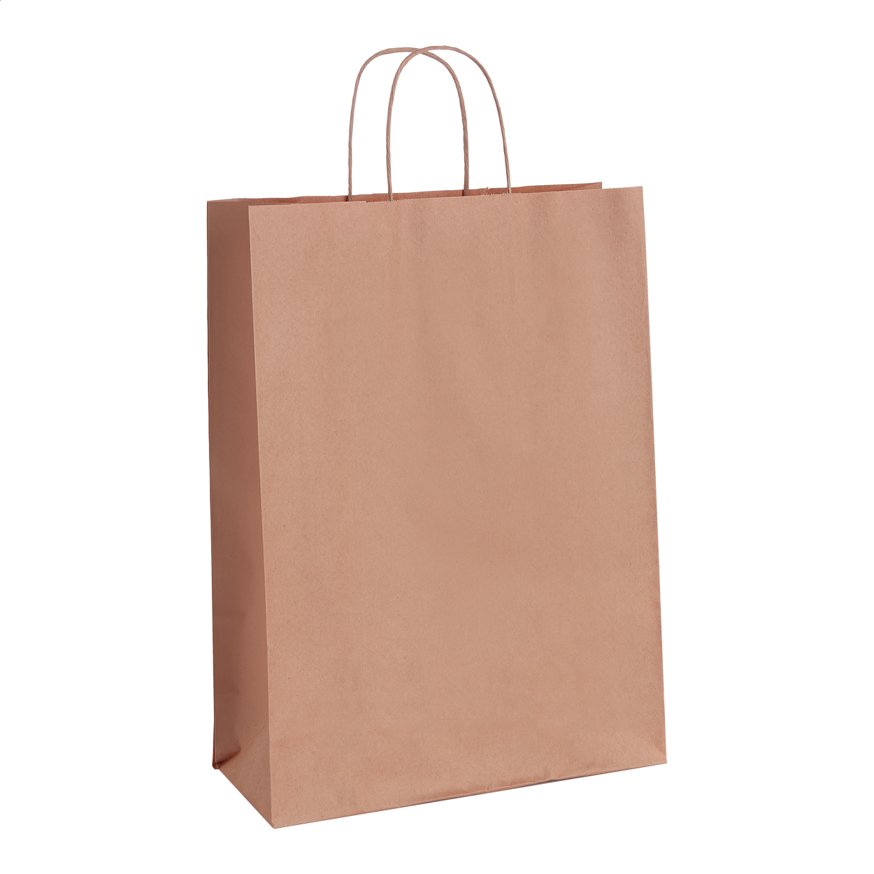 Two paper shopping bags with handles Two paper shopping bags with handles